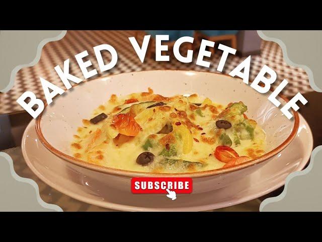 Baked Vegetable Recipe || Creamy Vegetable Baked Recipe || Recipe by Chef Durga Khadka