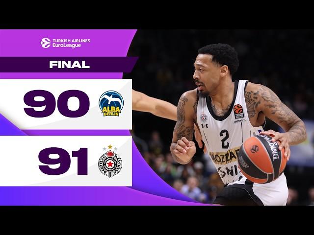 CLUTCH JUMPER With TWO SECONDS Left | Partizan – ALBA | BASKETBALL HIGHLIGHTS R15 2024-25