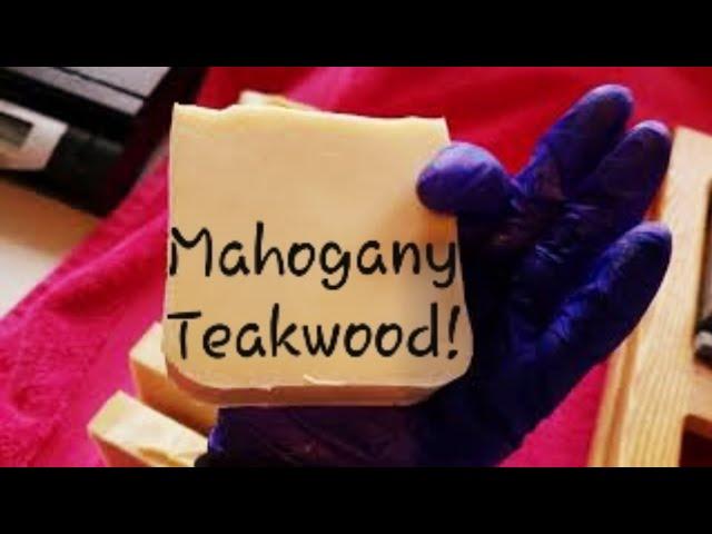 Cutting Mahogany Teakwood Soap-Silky Seductions (Very Satisfying)