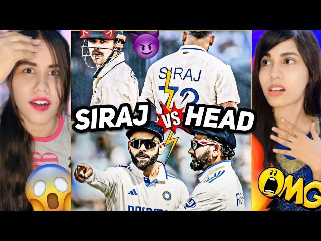 BGT 2nd Test Match  Trending Reels Reaction | Siraj Vs Travis Head | Head Century l Virat kohli