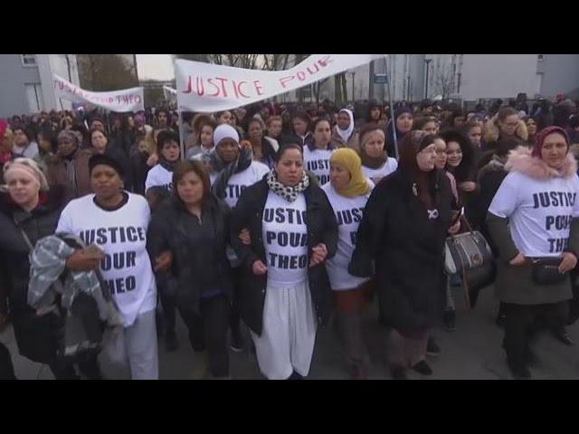 Paris anti-police protests following 'rape' charge