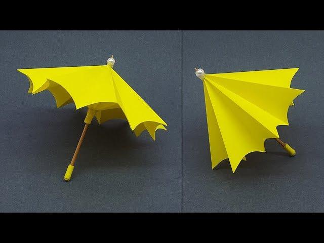 How to Make a Paper Umbrella that Open and Close | Very Easy Umbrella DIY Paper Crafts ideas