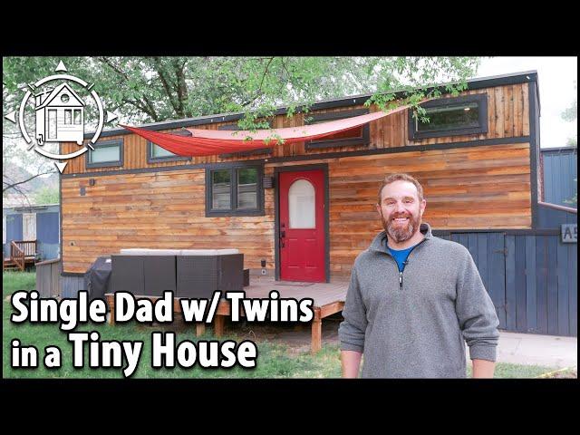 Single Dad moves to TINY HOUSE COMMUNITY w/ twin sons