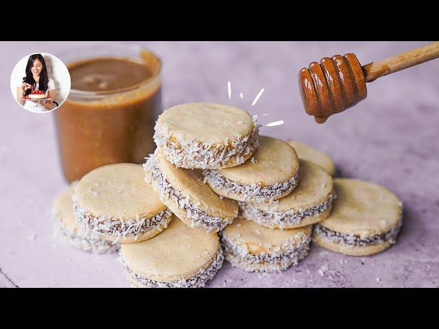 Alfajores Saludables -bajos en azúcar y sin lácteos!! muy Fáciles de hacer | Auxy