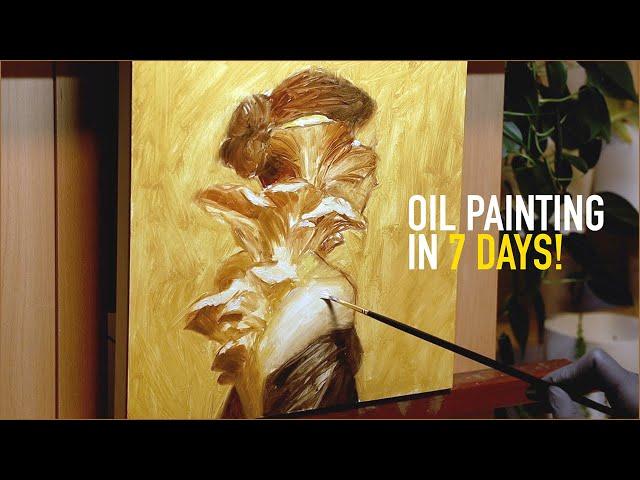 Gallery-Ready Oil Painting in 7 days  PT 1: UNDERPAINTING