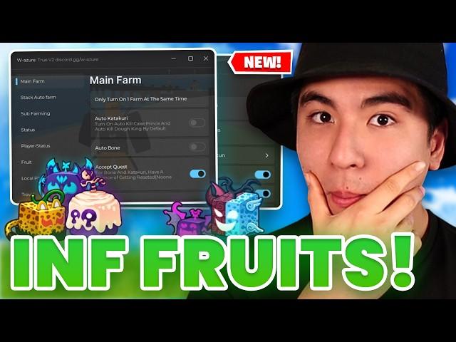 Roblox Blox Fruits Hack Script KEYLESS GUI Azure Hub, Devil Fruit Teleports, Auto Farm Money! (2024)