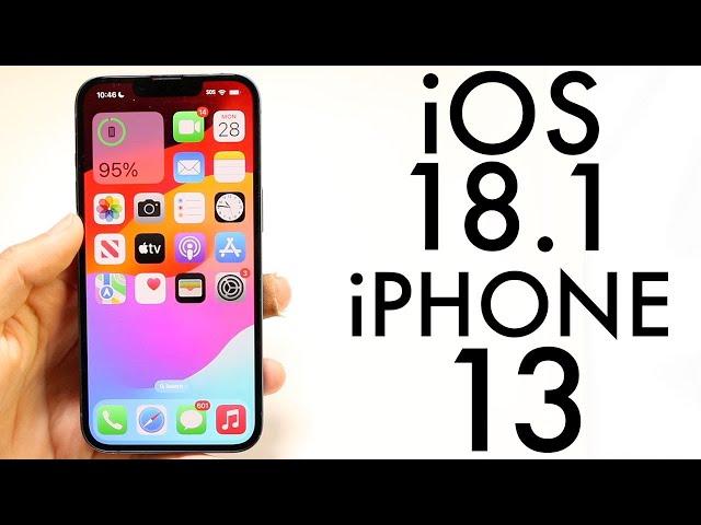 iOS 18.1 On iPhone 13! (Review)