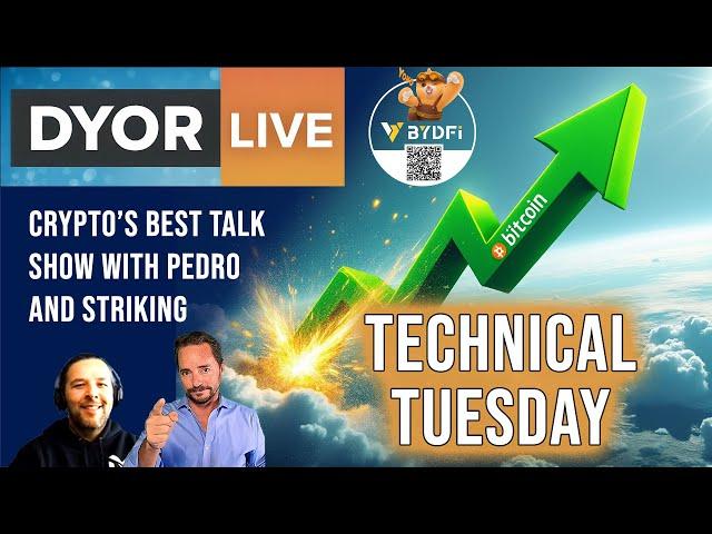 DYOR Live: Technical Tuesday Crypto Trading