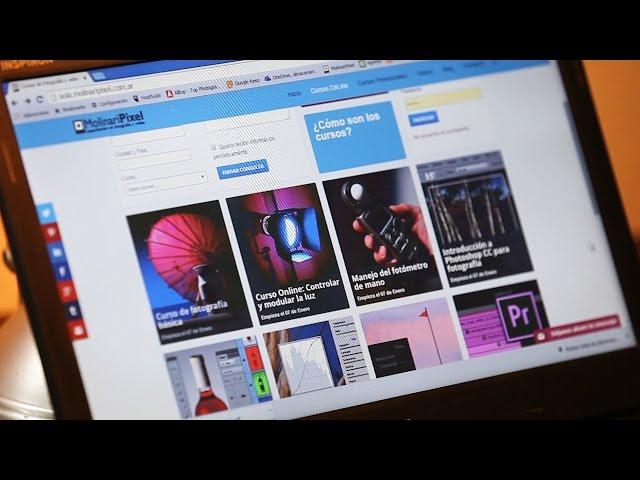 Aprender fotografía donde estés y en tu horario en MOLINARIPIXEL