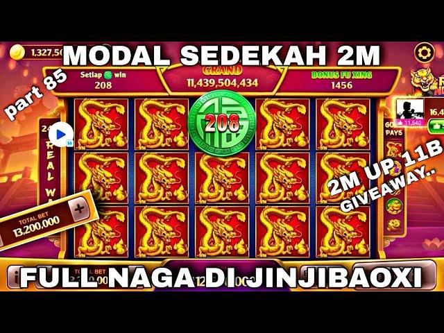 Wow  Full Naga Di Slot Jinjibaoxi || Modal Sedekah 2m Hari Ini || Higgs Domino Island Terbaru