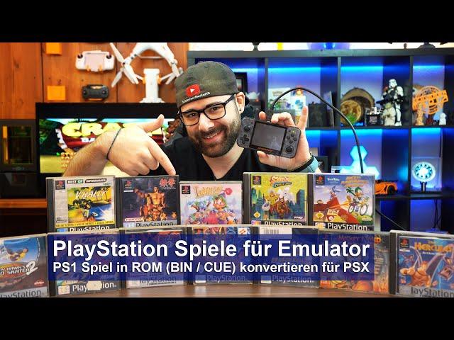 [PlayStation] ROM von PS1 Spiel kopieren für PSX Emulator & AMBERNIC RG350 (BIN/CUE) [Tutorial][4K]