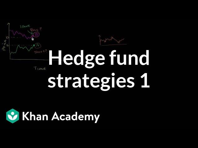 Hedge fund strategies: Long short 1 | Finance & Capital Markets | Khan Academy