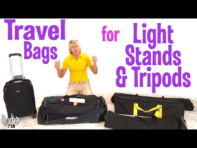 Light Stand Bags for Travel and how I pack my Camera Gear