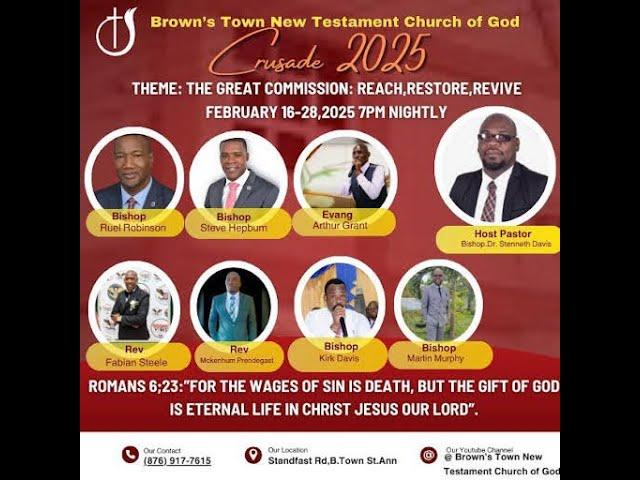 The Great Commission Crusade 2025 || Rev Dr Stenneth Davis || February 16-28, 2025