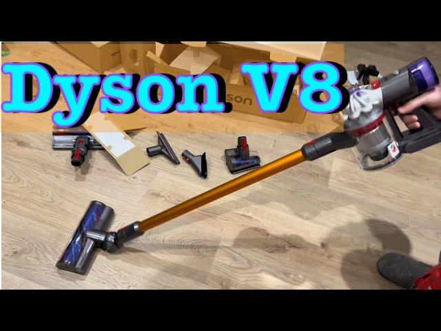 DYSON V8 ДОМАШНЯЯ РАСПАКОВКА НОВОГО ПЫЛЕСОСА