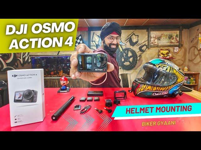 How to Install DJI Osmo Action4 on Helmets | Must Watch for Easy Mounting Setup on Helmets |