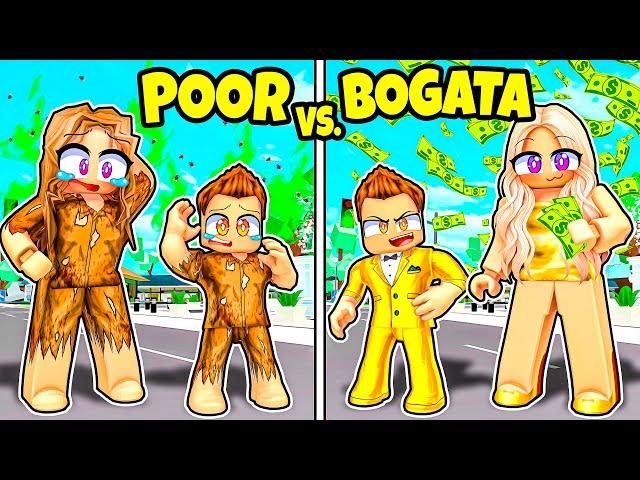 BIEDNA MAMA vs BOGATA MAMA na BROOKHAVEN RP w Roblox!