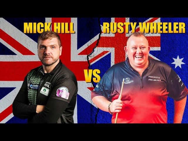 Mick Hill vs Rusty Wheeler - Snookerworld Gold Coast Australia 10/10/23 - Race to 6