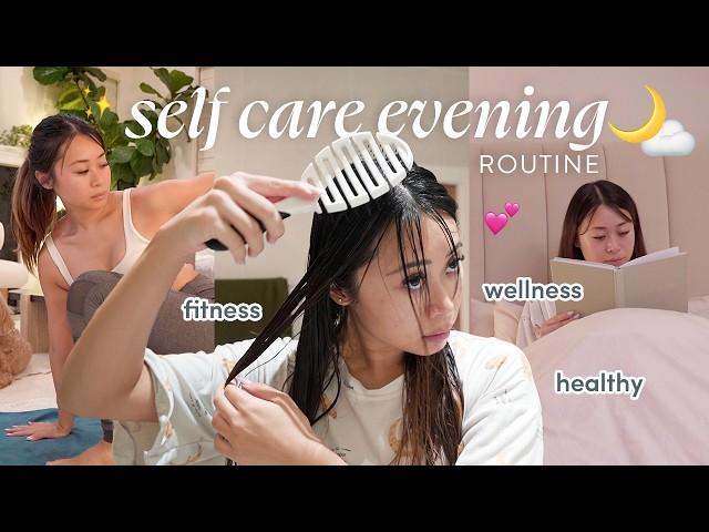 Calm & Nourishing Evening Routine | self care, fitness, wellness 