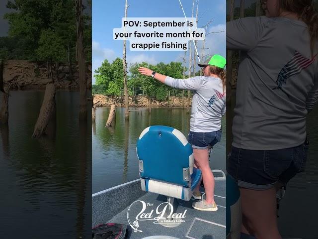 POV: #September is your favorite month for #crappiefishing | #CrappieNOW #TheReelDeal