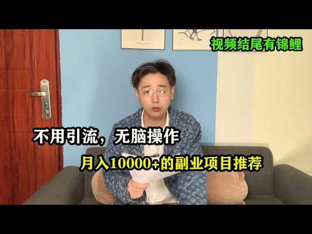 不用引流，无脑操作，月入10000+的副业项目推荐-副业|兼职|创业项目|小本创业|创业投资|网赚|网赚项目|赚钱项目|快速赚钱|2022赚钱|youtube赚钱|油管赚钱