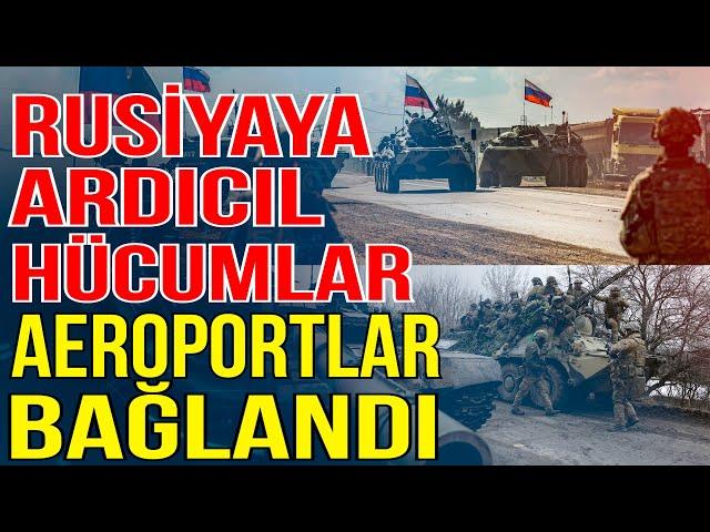 Rusiyaya ardıcıl hücumlar - Hava limanları bağlandı - Gündəm Masada - Media Turk TV