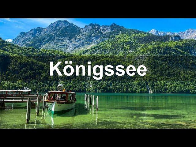 The Königssee, a famous lake in the Berchtesgaden National Park