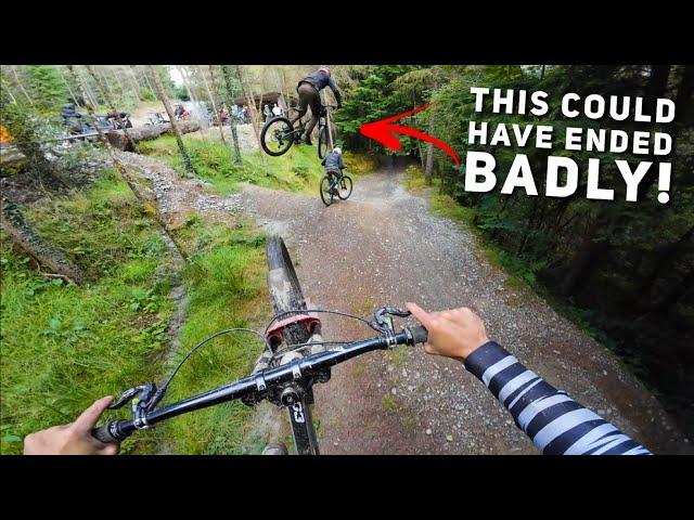 DON’T Ride Dyfi Bike Park with Racers: THIS happens!