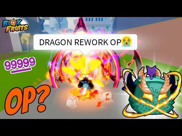 THIS OP 30M REWORKED DRAGON ONE SHOT COMBO IS OP!! | Blox Fruit Update 24