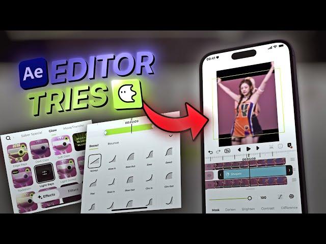 AFTER EFFECTS EDITOR TRIES BLURRR