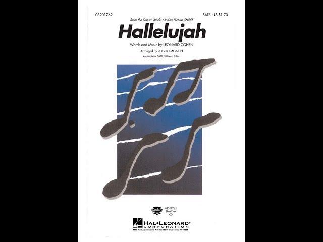 Hallelujah (SATB Choir) - Arranged by Roger Emerson