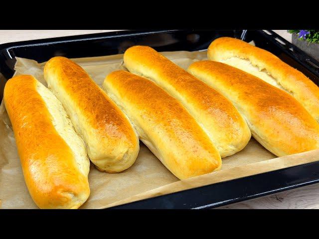 Only 4 simple ingredients! The most practical and delicious! I bake incredibly delicious bread!