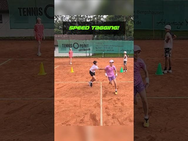 Tennis Speed Tagging: Don't get caught!  #tennisdrills