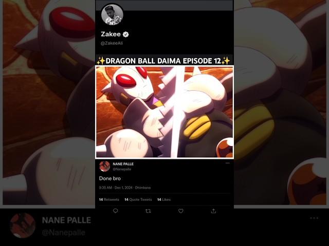 Dragon Ball Daima Episode 12 Majin Du Vs Tamagami Short #short #shorts #anime #zakee