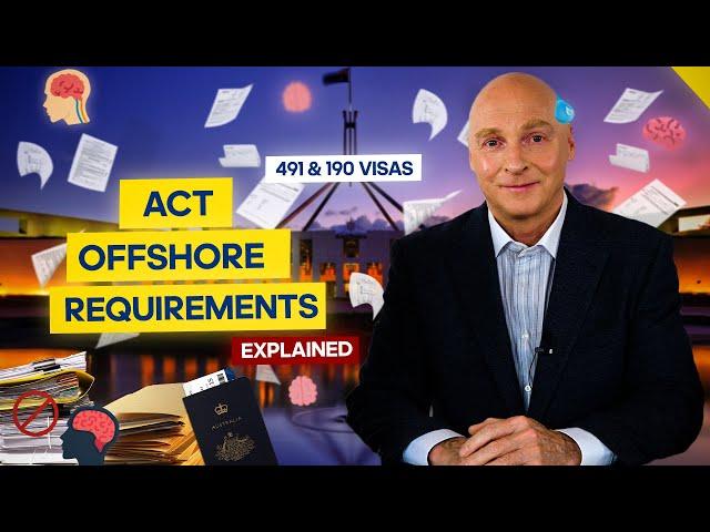 Canberra Sponsorship for Offshore Applicants. 190 and 491 visa requirements explained