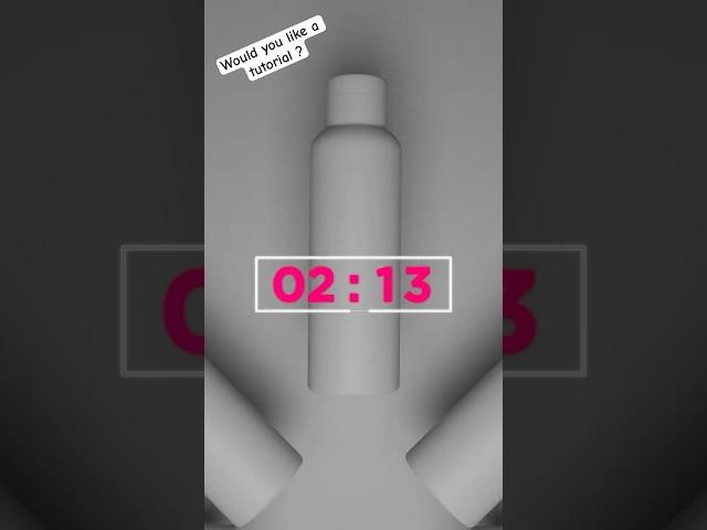 3d bottle animation in blender you need to know #productanimation #blender