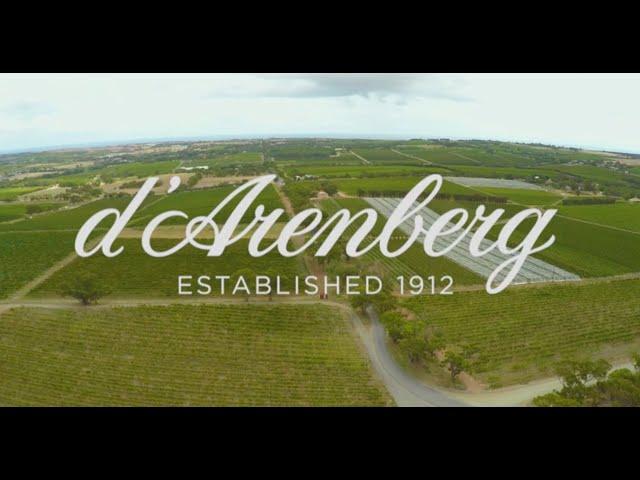 d´Arenberg wines, McLaren Valley, South Australia, AUSTRALIA. Vineyards and drone