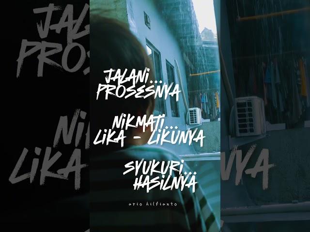 Jalani, Nikmati, Syukuri #youtubeshorts #quoteoftheday #quotes #aghquotes #ariohilfianto #fyp