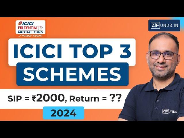 ICICI Mutual fund | Top 3 ICICI Mutual fund for 2024 | Best Mutual Fund to Invest in 2024