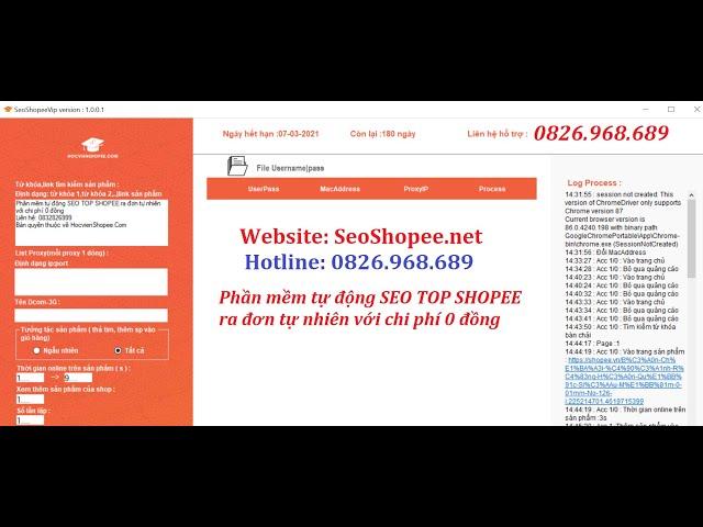 Shopee Seo - Hướng dẫn Seo Top Shopee ra đơn tự nhiên bằng tool không tốn một đồng nào