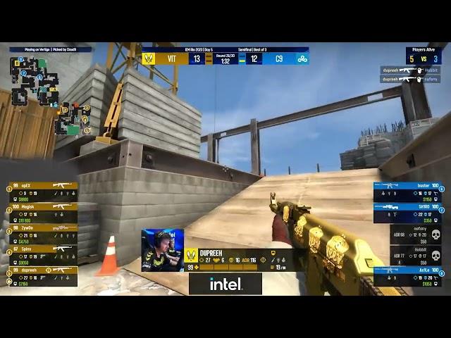 Dupreeh shows how to entry frag | Vit vs Cloud9 | IEM Rio 2023 QF