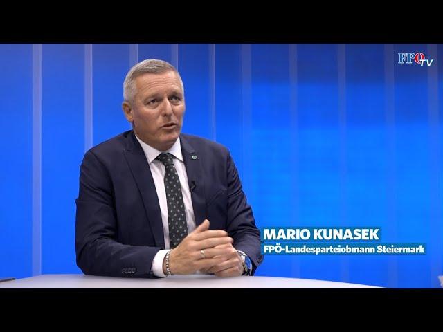 Interview mit FPÖ-Landeshauptmann-Kandidat Mario Kunasek | FPÖ-TV am 18. November 2024