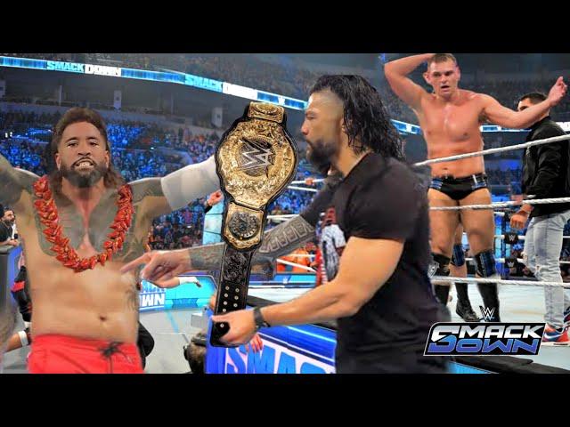 WWE 7 March 2025 Roman Reings Help Jay Uso Vs Gunther For World Heavyweight Title Full Match