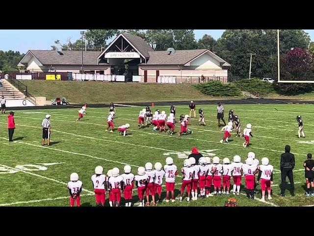 4th Grade Kappa vs Eaton Rapids 2023 Roman Duckett QB 12