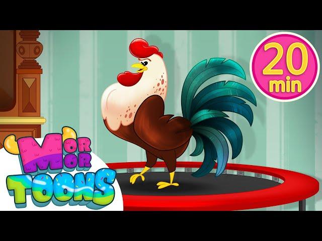 The Rooster is Jumping ! | Kids Songs Compilation from Mormortoons