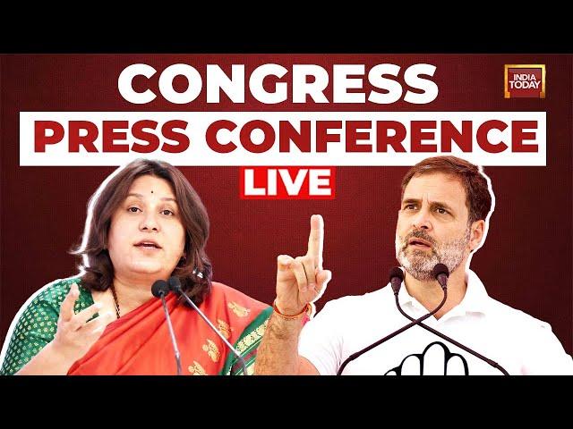 Congress Press Conference LIVE: Supriya Shrinate Press Briefing  | India Today Live News