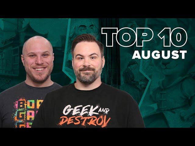 Top 10 Hottest Board Games: August 2024 - The Best of BGG