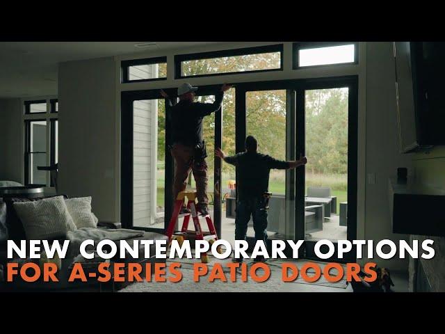 A-Series Contemporary Options on Patio Doors Now Available | Andersen Windows