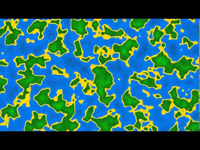 2D Perlin Noise Terrain Test