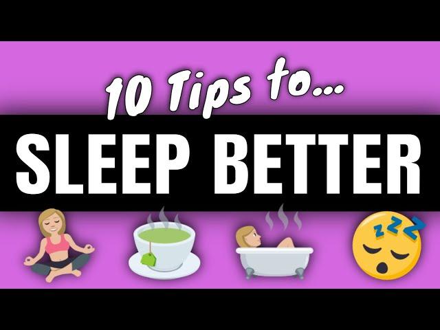 Learn 10 tips for better sleep! PE Buddy Sleep Series Part 3/3